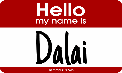 Hello my name is Dalai png download