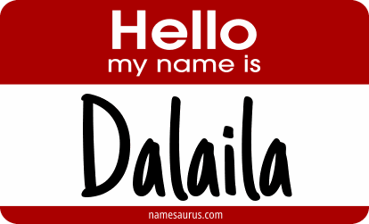 Hello my name is Dalaila png download