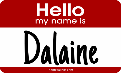 Hello my name is Dalaine png download