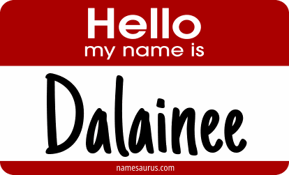 Hello my name is Dalainee png download