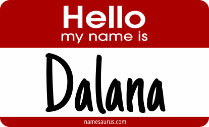 Hello my name is Dalana png download