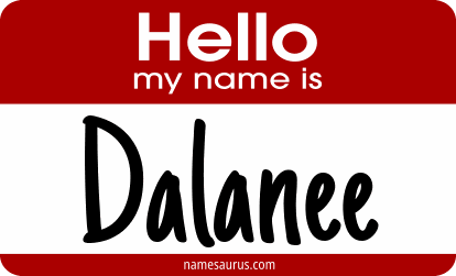Hello my name is Dalanee png download
