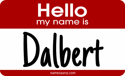 Hello my name is Dalbert png download
