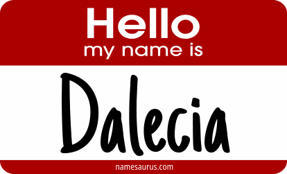 Hello my name is Dalecia png download