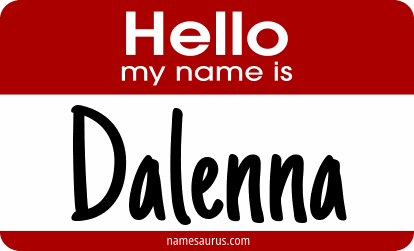 Hello my name is Dalenna png download