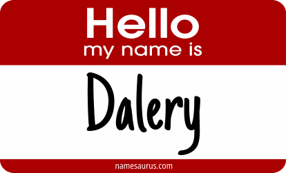 Hello my name is Dalery png download