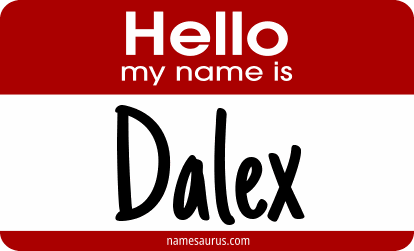 Hello my name is Dalex png download