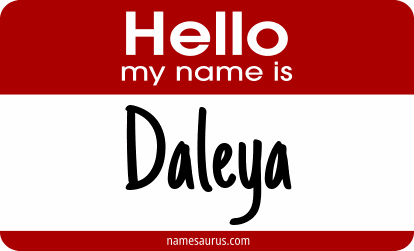 Hello my name is Daleya png download