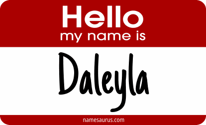 Hello my name is Daleyla png download