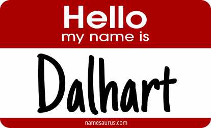Hello my name is Dalhart png download