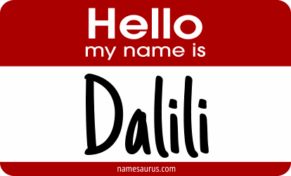Hello my name is Dalili png download