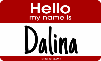 Hello my name is Dalina png download