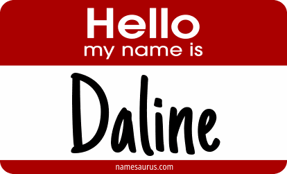 Hello my name is Daline png download