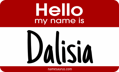 Hello my name is Dalisia png download