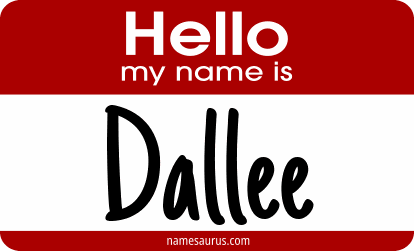 Hello my name is Dallee png download