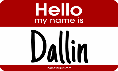 Hello my name is Dallin png download