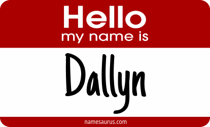 Hello my name is Dallyn png download