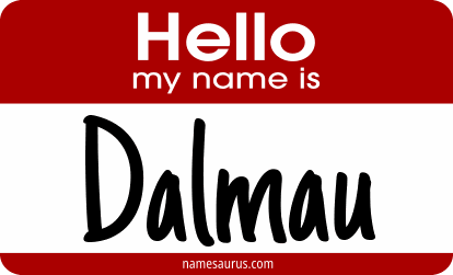 Hello my name is Dalmau png download