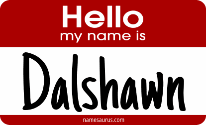 Hello my name is Dalshawn png download