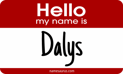 Hello my name is Dalys png download