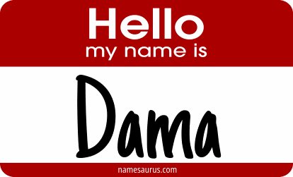 Hello my name is Dama png download
