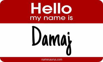 Hello my name is Damaj png download