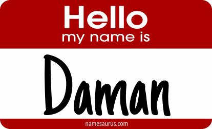 Hello my name is Daman png download