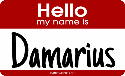 Hello my name is Damarius png download