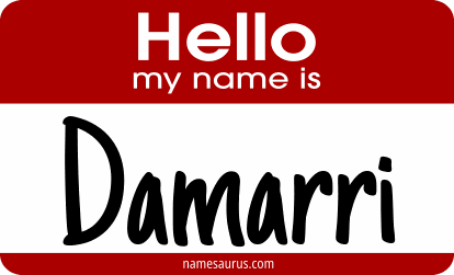 Hello my name is Damarri png download
