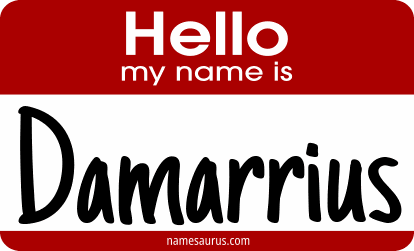 Hello my name is Damarrius png download
