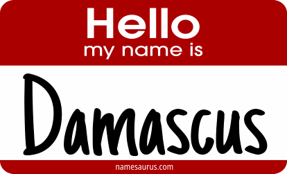 Hello my name is Damascus png download