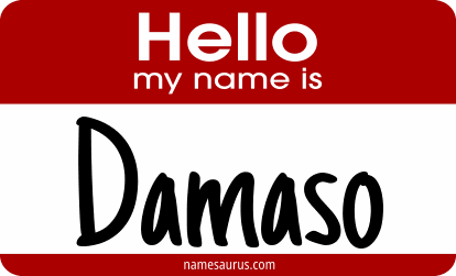 Hello my name is Damaso png download
