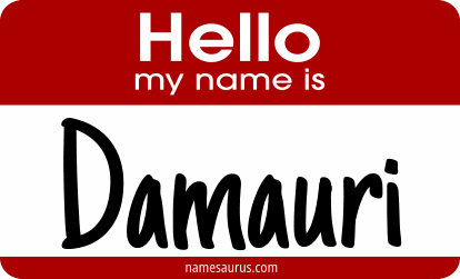 Hello my name is Damauri png download
