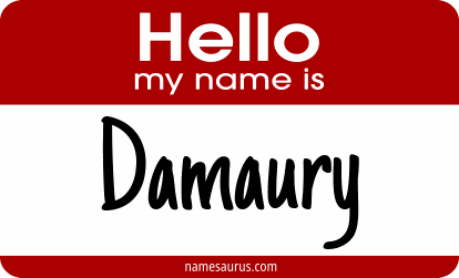 Hello my name is Damaury png download