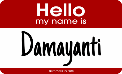 Hello my name is Damayanti png download