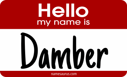 Hello my name is Damber png download