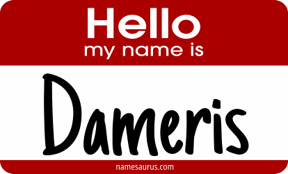 Hello my name is Dameris png download