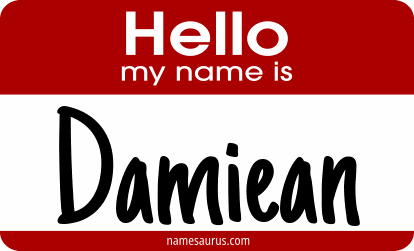 Hello my name is Damiean png download
