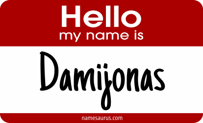 Hello my name is Damijonas png download