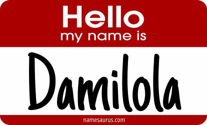 Hello my name is Damilola png download
