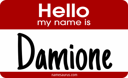 Hello my name is Damione png download