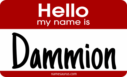 Hello my name is Dammion png download