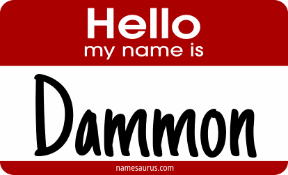 Hello my name is Dammon png download