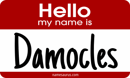 Hello my name is Damocles png download