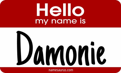 Hello my name is Damonie png download