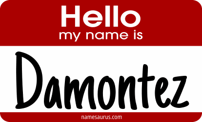 Hello my name is Damontez png download