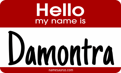 Hello my name is Damontra png download