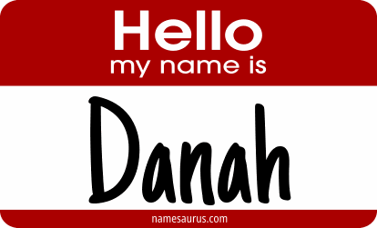 Hello my name is Danah png download