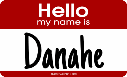 Hello my name is Danahe png download