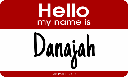 Hello my name is Danajah png download